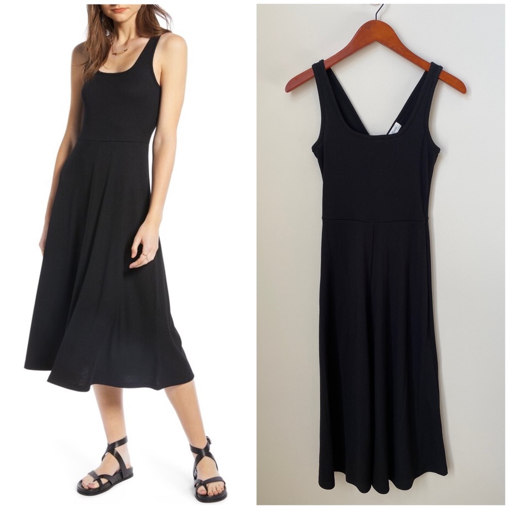 Treasure & Bond A-Line MIDI Tank Dress